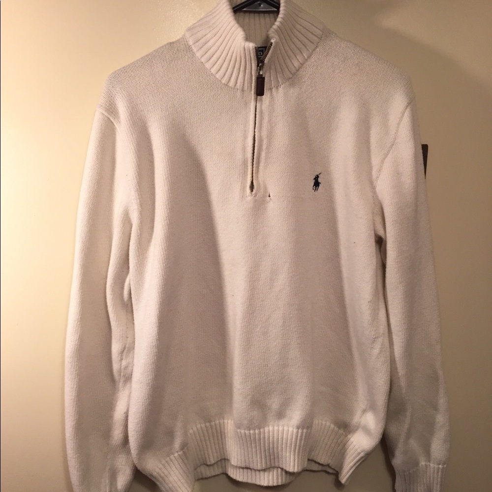 Polo Quarter Zip Sweater